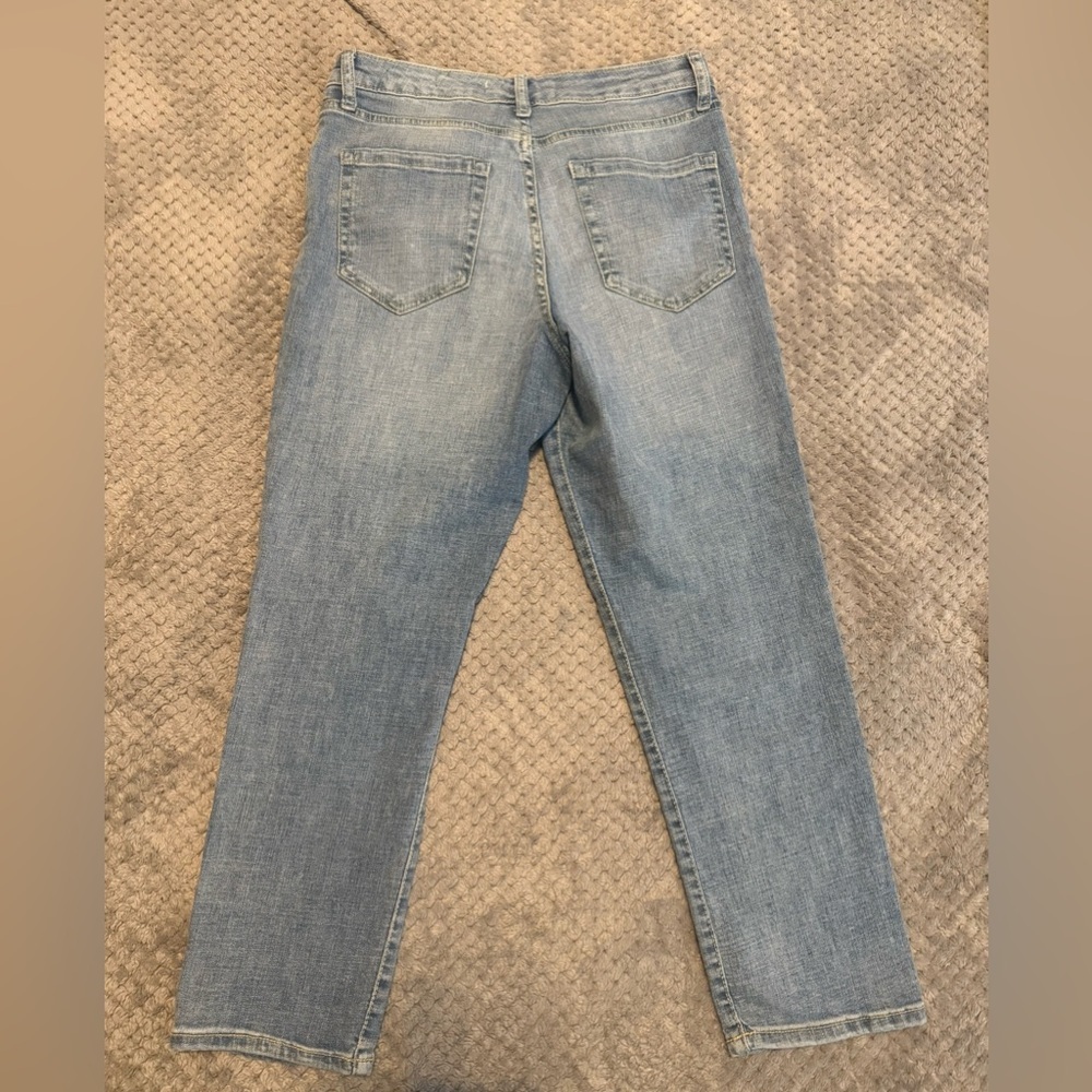 👖 **Ella Moss High Waist Straight Jeans**  Size **8 / 29 | Light Wash - Picture 5 of 5